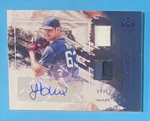 2019 Diamond Kings JACOB NIX Auto Dual Game Jersey Patch 8/10 FOTL Purple SP - Picture 1 of 3