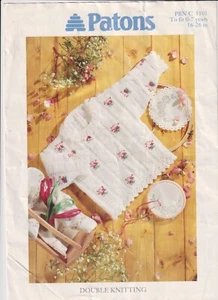 KNITTING Pattern 5101 -Jumper ~Patons DK Fits 16-26" 0-7 yrs - Picture 1 of 1