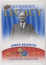 2013 Upper Deck University of Kansas Jayhawks Legacy James Naismith #JL-1 HOF