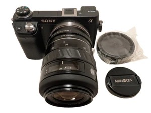 Sony E-mount adapted MINOLTA (Konica) 35-70 mm F/3.5-4.5 Standard Zoom Lens - Picture 1 of 12