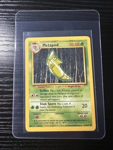 Metapod 54/102 Base Set Unlimited WOTC Vintage Pokemon - Picture 1 of 10