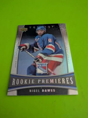 2006-07 UPPER DECK TRILOGY NIGEL DAWES RC UD ROOKIE  /999 #138 New York RANGERS - Image 1 of 2