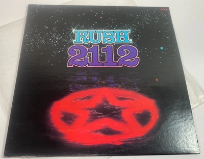 RUSH 2112 Album LP Record 1976 Mercury Records Polygram SRM-1-1079 Vinyl - Image 1 of 4