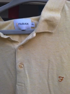 Mens Farah Polo Short Sleeve Polo XXL 46 inch used vgc - Picture 1 of 3