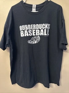 Akron Rubber Ducks Baseball, Black, 2Xl T-Shirt - Picture 1 of 5