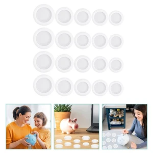 Tapones de tapa inferior para alcancía de 20 piezas tapas tapón de cierre para niños - Imagen 1 de 12