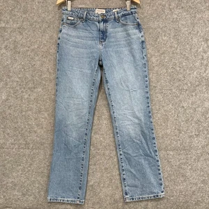 Guess Womens Jeans Size 29 Blue Denim Mid Rise Straight Cotton Zip 25211 - Picture 1 of 12