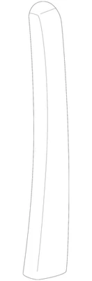 Genuine Ford Upper Molding 1L2Z-78255A34-AAA - Image 1 of 4