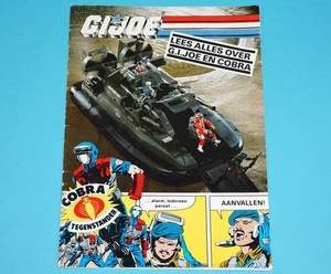 1986 GI JOE LEAFLET BROCHURE CATALOG 'LEES ALLES OVER GI JOE & COBRA' DUTCH H... - Picture 1 of 9