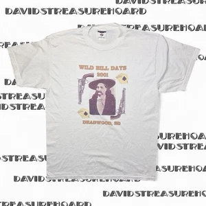 Vintage Herren T-Shirt Größe Large 2001 Wild Bill Days Deadwood South Dakota Event Tee - Bild 1 von 6