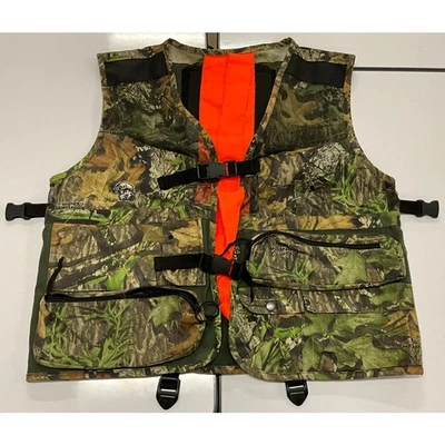 Mossy Oak Field Staff Puntal Completo L/XL Chaleco de Caza Cojín Extraíble Ajustable Foto 1 de 4