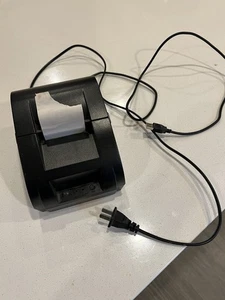 Terow Thermal Receipt Printer POS-5890K POS Printer Black USB Cash Drawer - Picture 1 of 5