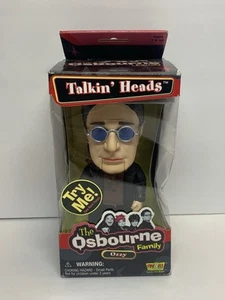 The Osbourne Family Talkin’ Heads Ozzy Osbourne Figur 7” 2002 ~ Neu, NRFB - Bild 1 von 12