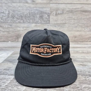 Authentic Motor Factory American Adjustable Strapback Hat Cap Adult Mens Vintage - Picture 1 of 10