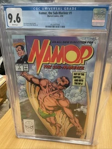 Namor The Sub-Mariner #1 CGC 9.6 NM+ 1990 White Pages John Byrne Marvel Comics - Picture 1 of 2