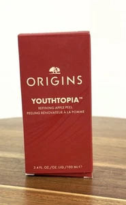 NEW Origins Youthtopia Liquid Exfoliant Refining Apple Peel FULL Sz 3.4 Oz 100mL - Picture 1 of 4