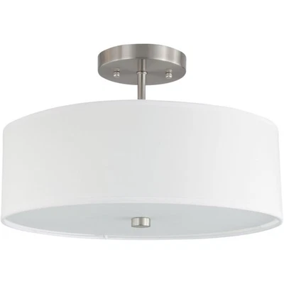 Dainolite Lighting 571-143SF-SC-WH Everly montaje semi-al ras Foto 1 de 4