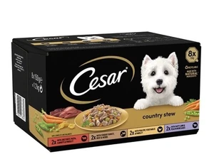 Cesar Country Stew Wet Adult Dog Food 8x150g - Picture 1 of 3