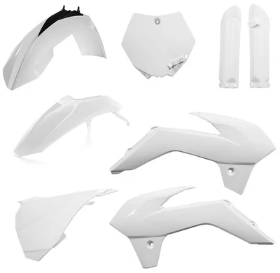 Full Plastic Kit - White Acerbis 2314340002 For 13-17 KTM 85 SX - Image 1 of 2