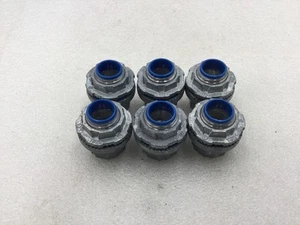Lot of 6 Thomas & Betts H050-TB 1/2" Zinc Die Cast Conduit Hub - Picture 1 of 7