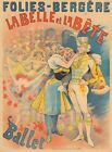 Cabaret Folies Bergere Rktc Poster Hq 40X60cm Dune Affiche Vintage