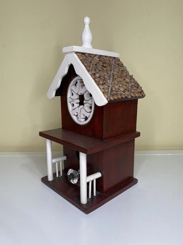 Hand Decorated Art Deco Birdhouse Cover