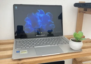 MICROTECH E-BOOK PRO CELERON 4GB RAM SSD 64GB 14" - Foto 1 di 7
