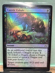 MTG TCG: Caustic Exhale 74, Tarkir: Dragonstorm _ FOIL - Picture 1 of 1