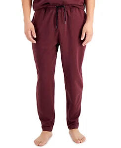 ALFANI Mendoza Jogger Pajama Pants sz L Large Red Plum Athleisure - Picture 1 of 1