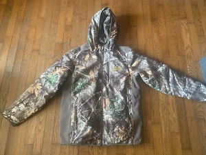 Realtree Hunting Jacket Camo Men's Full Zip Hooded Size M - Picture 1 of 10