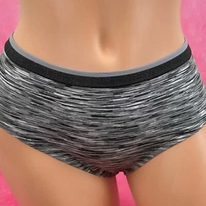 No Boundaries Brief Panties Black Space Dye Stretch Sissy Knickers Women's XXL - Foto 1 di 2