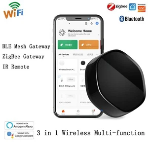 Smart WiFi 3 in 1 Wireless Multi-function BLE Mesh+ZigBee Gateway Remote Control - Picture 1 of 6