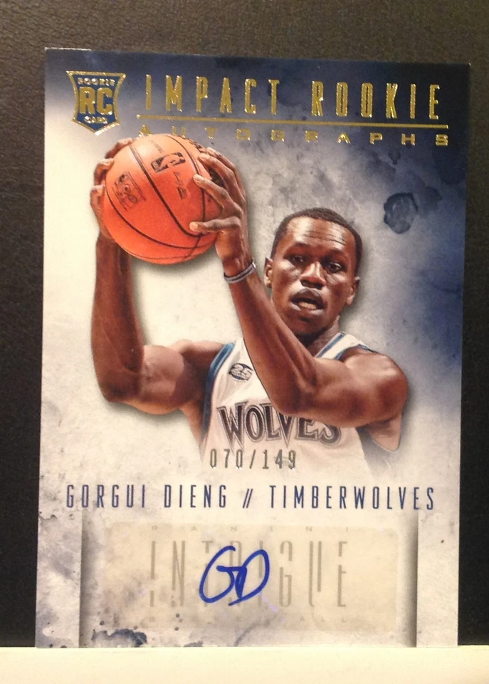 GORGUI DIENG #22 RC 70/149 Made Auto 2013/14 Panini Intrigue Rookie Impact - Image 1 of 1