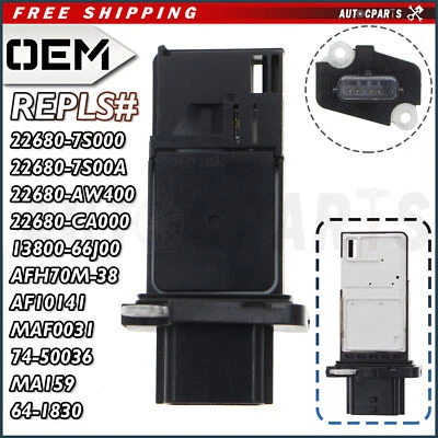 Medidor de flujo de masa de aire sensor MAF fabricante de equipos originales para Infiniti G25 G35 G37 JX35 M35 M37 M45 Q45 Foto 1 de 4
