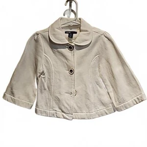 Gap white pea coat girls size 5T - Picture 1 of 5
