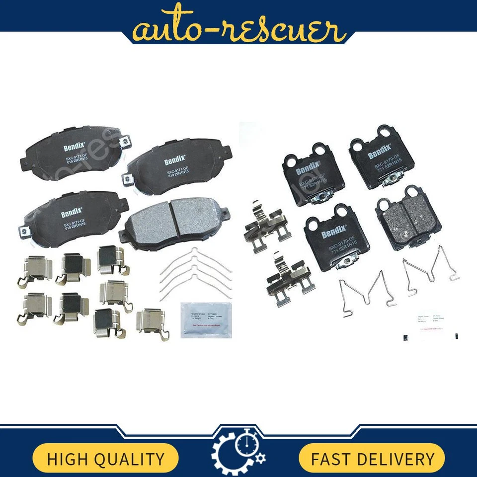 Комплект из 2 передних задних дисковых тормозных колодок для Lexus GS300 1998 ~ 2005 - Изображение 1 из 4