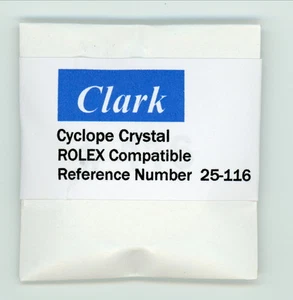 Crystal Ref. # 25-116 116 for Rolex "CLARK" crystals - Picture 1 of 2