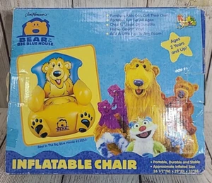 Vintage Disney Jim Henson's Bear In The Big Blue House Inflatable Chair - Picture 1 of 7