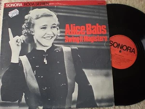 ALICE BABS lp SWING IT MAGISTERN SONORA RODA SERIEN 6394-009 SWEDISH SWEDEN - Picture 1 of 2