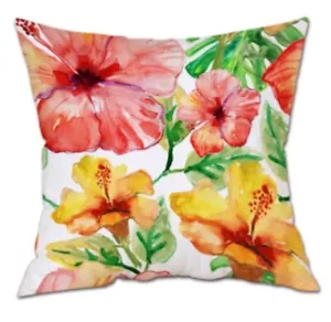 2 Pcs Floral Luxury Soft Plush Square cushion cover Cases 18"×18"Home Decor new - Picture 1 of 5
