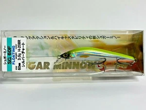 59829) Bassday SUGAR MINNOW SG 60F #H-208R Silver chart - Picture 1 of 3