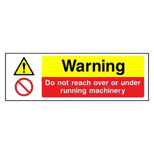 Warnung nicht unter Maschinenschild oder Aufkleber greifen | MULT0041 - Bild 1 von 2