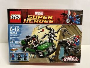 Lego 76004 Marvel Super Heroes Spider-Man Spider-Cycle Chase Venom Nick Fury