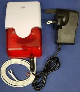 Hochwasserstand Hochwasseralarm Sirene 100 dB mit Netzteil ....sehr laut.... - Bild 1 von 3