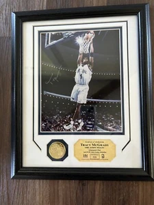The Highland Mint Framed 8x10 Auto Photo w/ 24kt Gold Tracy McGrady 35/125 (F7) - Picture 1 of 5