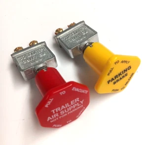 DIY ATS/ETS real brake knobs button box American Truck Simulator PAIR set pull - Picture 1 of 6