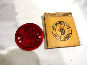 NOS K-D Lamp Co. KD 267 Glass Tail Light Lens w/ Box DeSoto Plymouth Pontiac - Bild 1 von 7