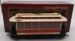Bachmann 93939 G Scale Closed Street Car United Traction #1623 (Metal Wheels) EX - Picture 1 of 5