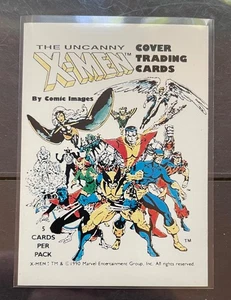 1990 Comic Images Uncanny X-Men Covers Series 1 X-Men Cover Card 0df7 - Picture 1 of 2