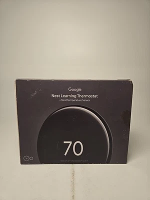 Google Nest Learning Thermostat Obsidian (4th Gen) Temperature Sensor - Image 1 of 4